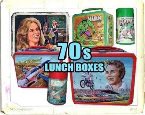 lunch boxes from the 70s.